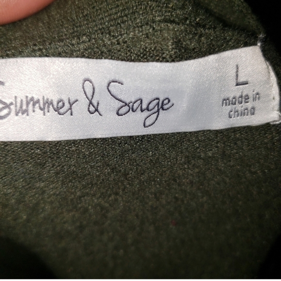 Summer & Sage Maxi Button Down Cardigan. Sz Lrg.  New with tags. - Picture 3 of 3